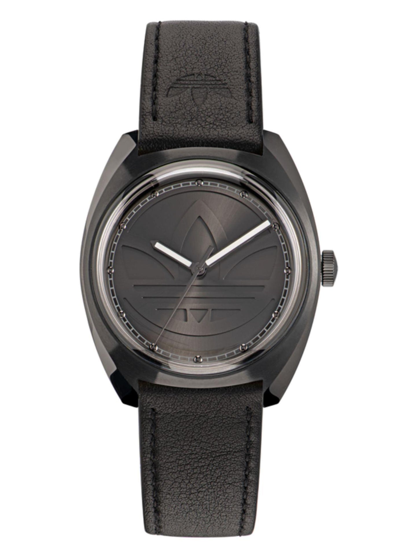 Adidas AOFH22514 watch for women with a black dial and leather strap.