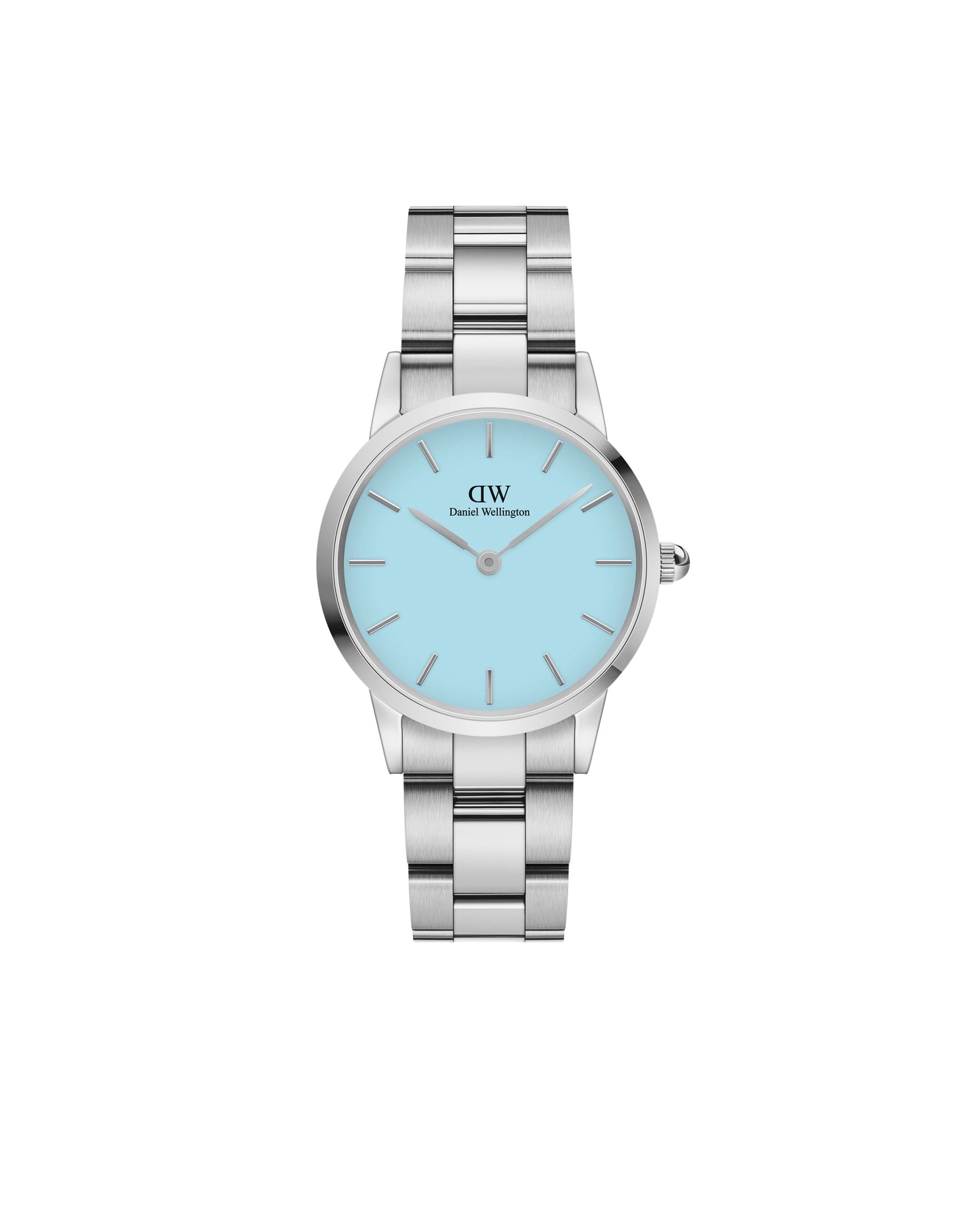 Daniel Wellington DW00100540 watch for women with a blue dial and stainless steel strap.