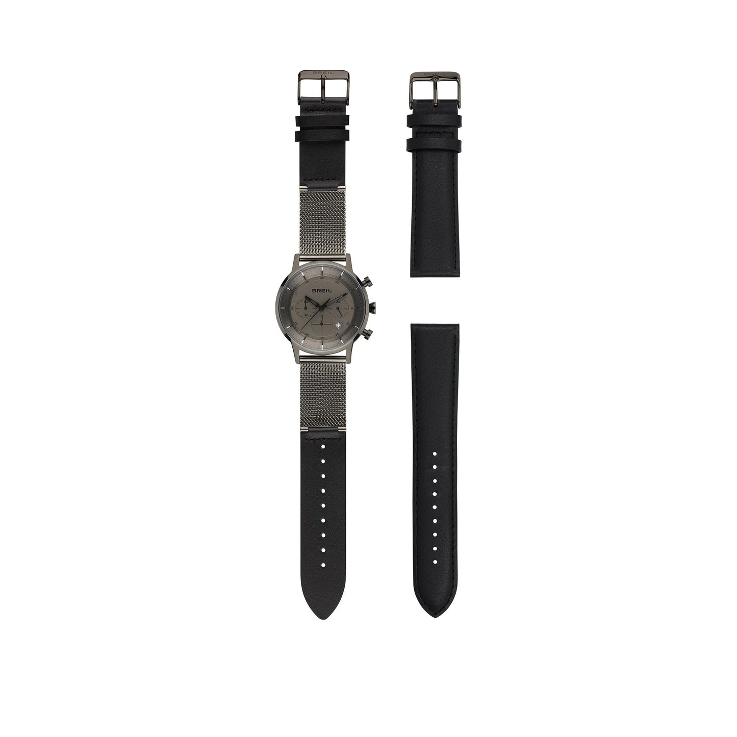 Breil TW1827 watch for women with a grey dial and stainless steel strap.