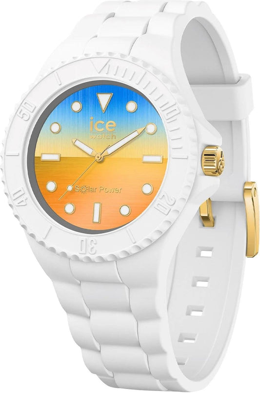 Ice 20391 watch for women with a multicolored dial and silicone strap.