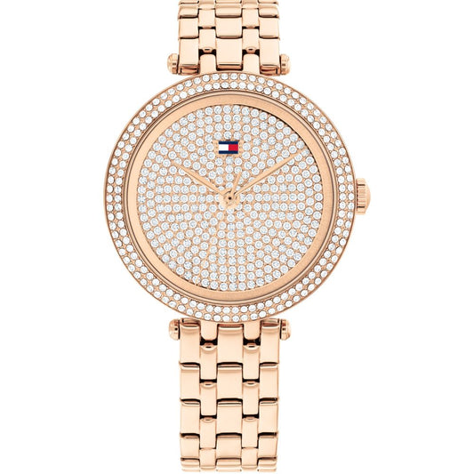 Tommy Hilfiger 1782761 watch for women with a white dial and stainless steel strap.