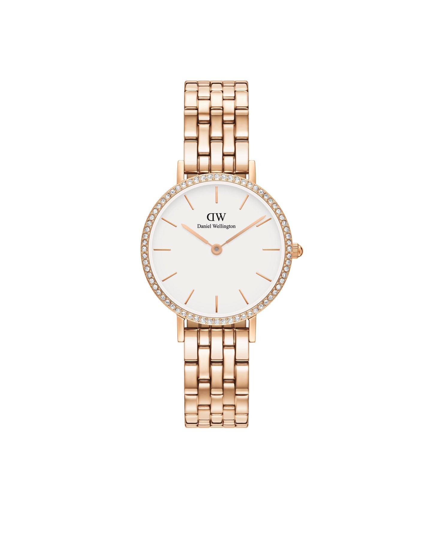 Daniel Wellington DW00100666 watch for women with a white dial and stainless steel strap.