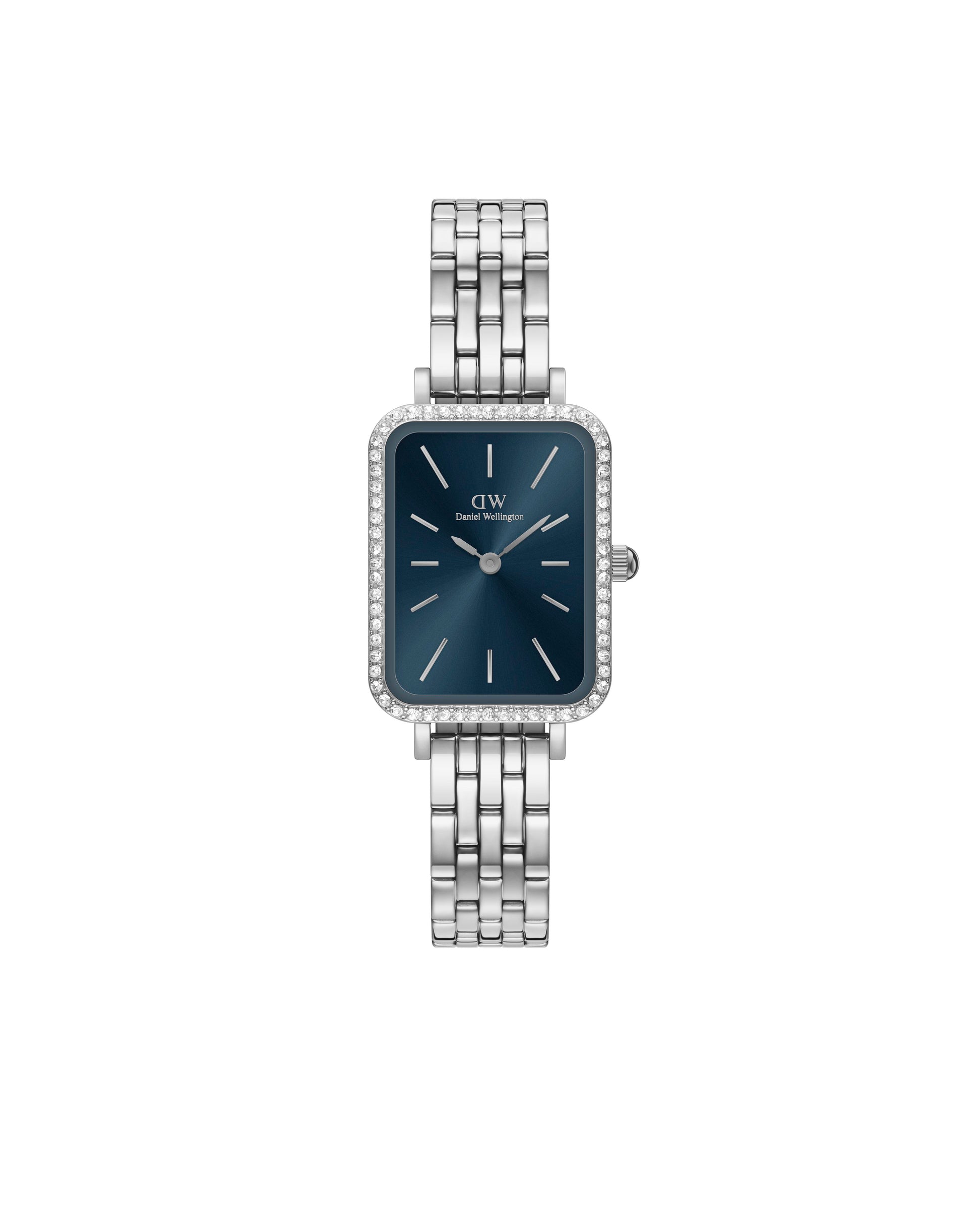 Daniel Wellington DW00100670 watch for women with a blue dial and stainless steel strap.