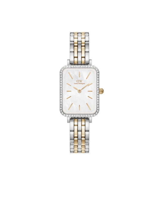 Daniel Wellington DW00100671 watch for women with a white dial and stainless steel strap.