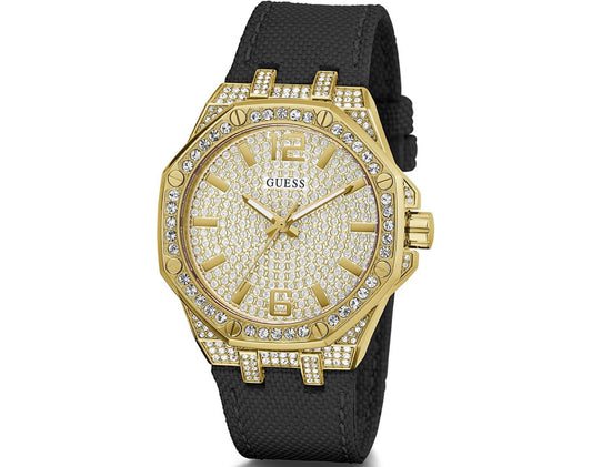 Guess GW0408L2 watch for women with a white dial and fabric strap.