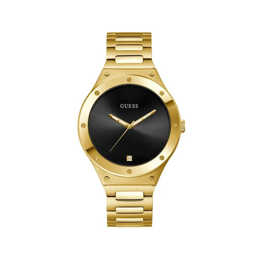 Guess GW0427G2 watch for man with a black dial and stainless steel strap.
