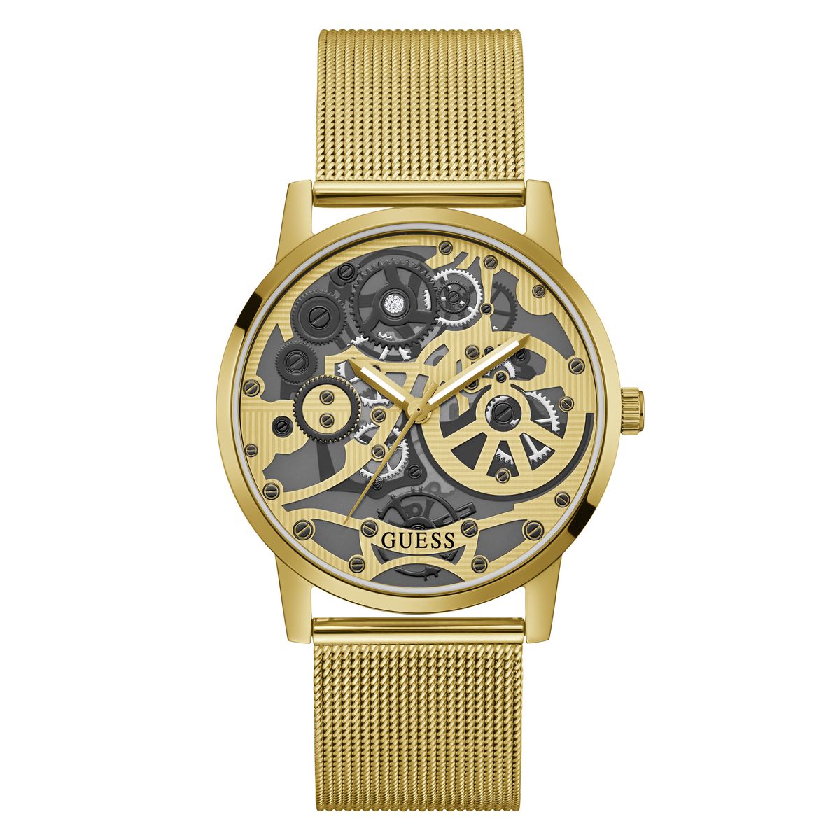 Guess GW0538G2 watch for man with a grey dial and stainless steel strap.