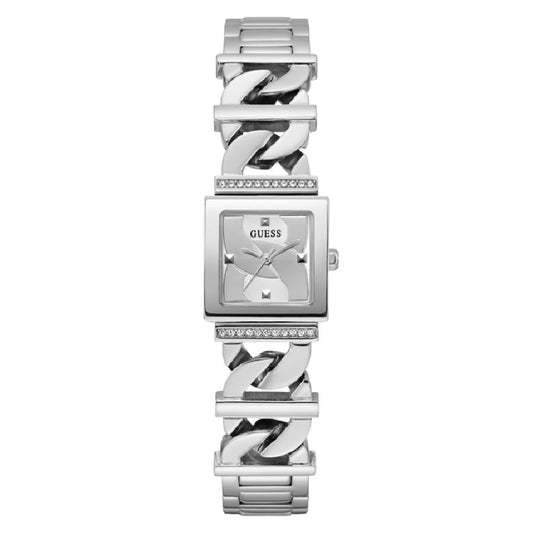 Guess GW0603L1 watch for women with a grey dial and stainless steel strap.