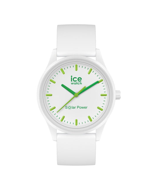 Ice IC017762 watch for women with a white dial and silicone strap.