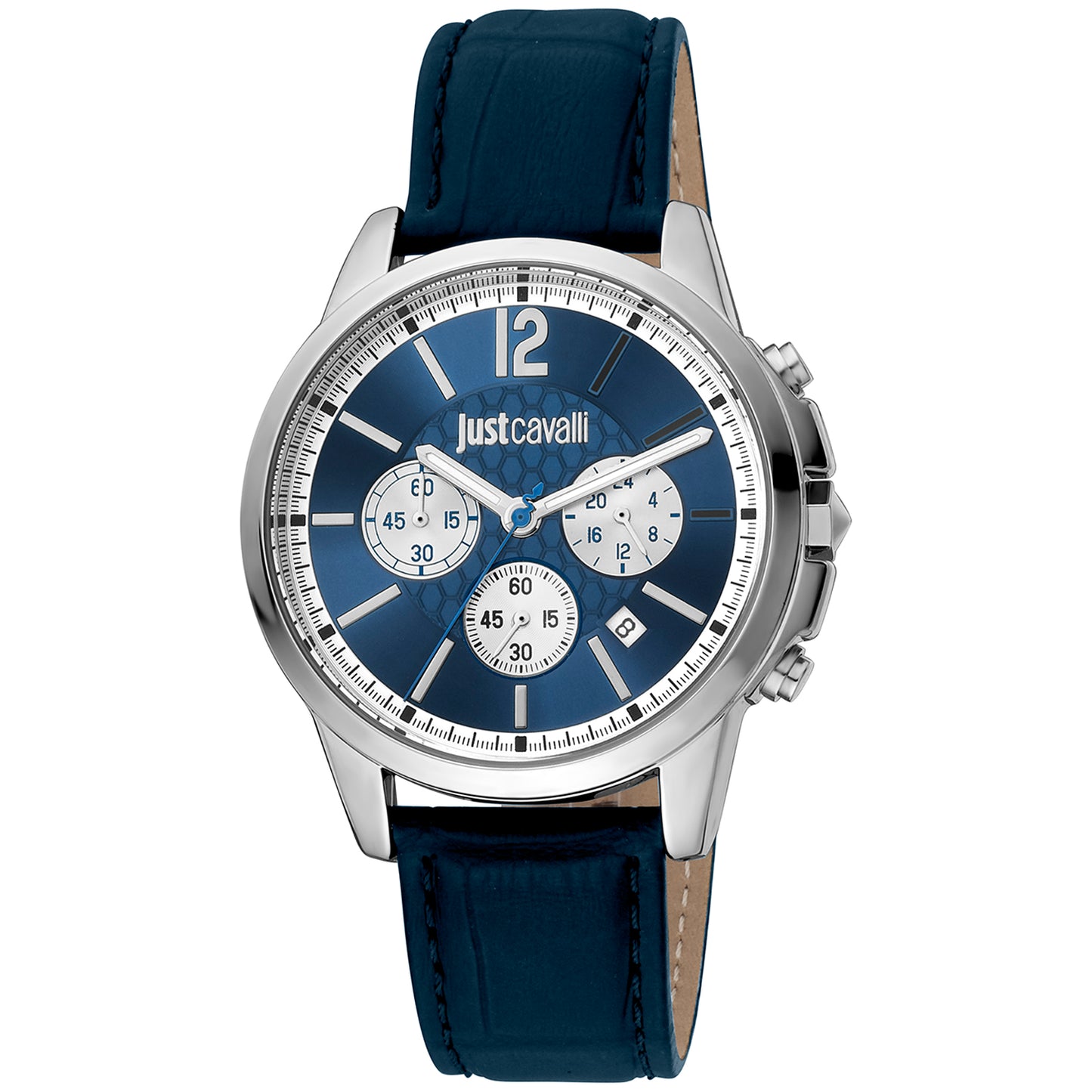 Just Cavalli JC1G175L0225 watch for man with a multicolored dial and leather strap.