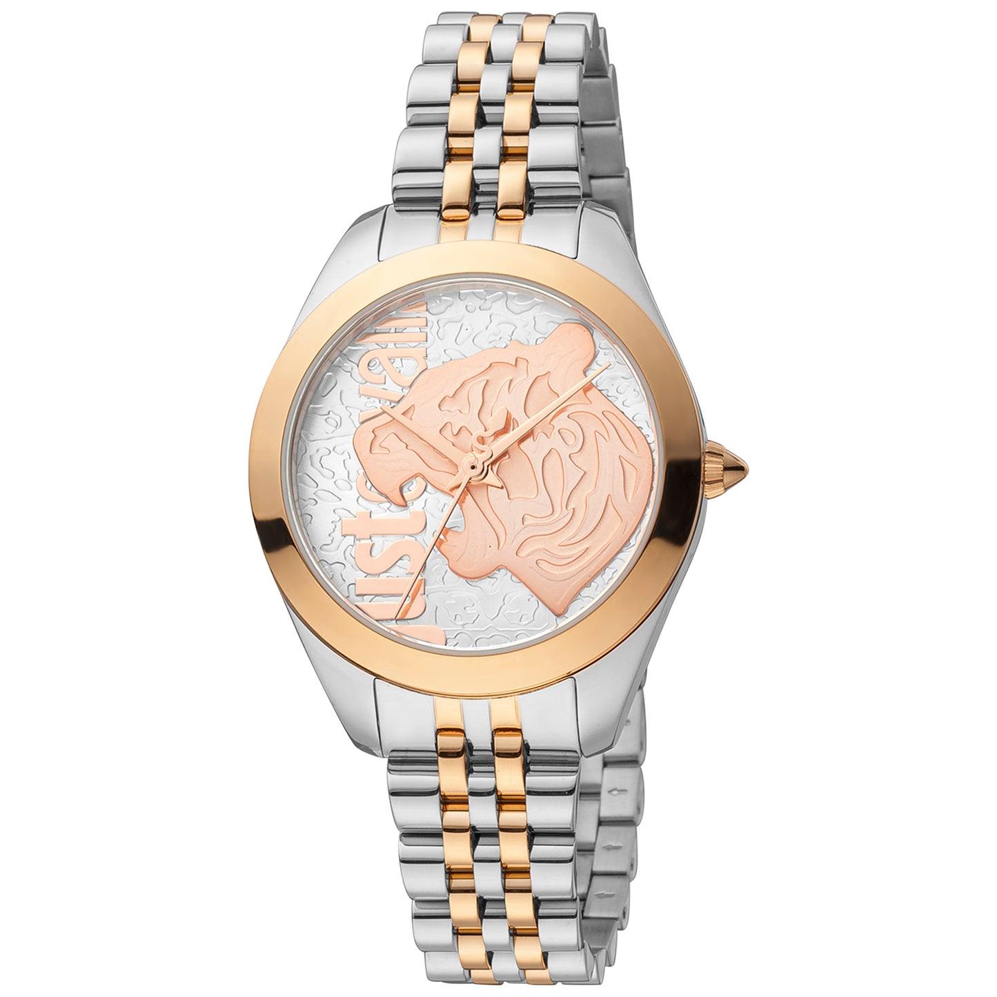 Just Cavalli JC1L210M0185 watch for women with a multicolored dial and stainless steel strap.