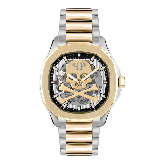 Philipp Plein PWRAA0323 watch for man with a grey dial and stainless steel strap.