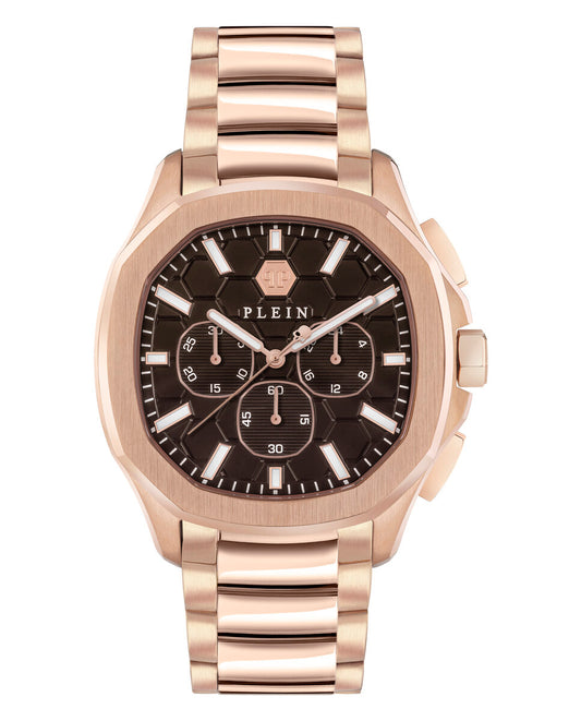 Philipp Plein PWSAA0623 watch for man with a brown dial and stainless steel strap.