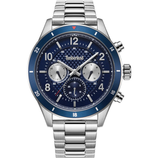 Timberland TDWGK2201005 watch for man with a blue dial and stainless steel strap.