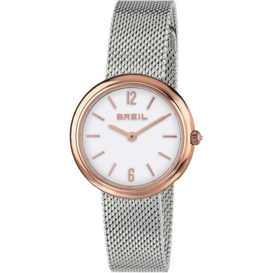 Breil TW1777 watch for women with a white dial and stainless steel strap.