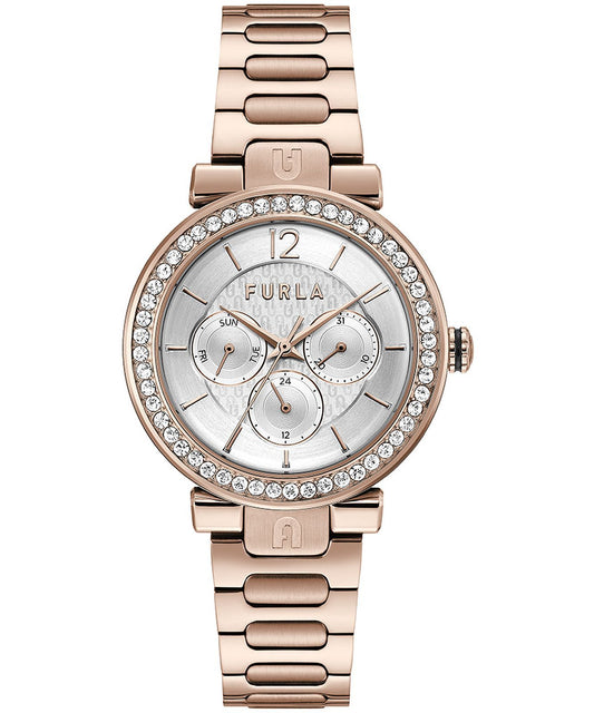 Furla WW00011007L3 watch for women with a grey dial and stainless steel strap.