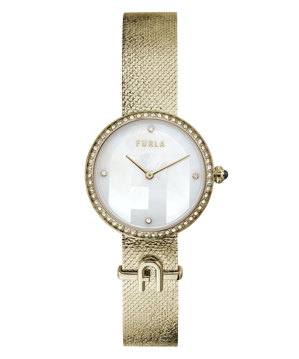 Furla WW00022001L2 watch for women with a grey dial and stainless steel strap.