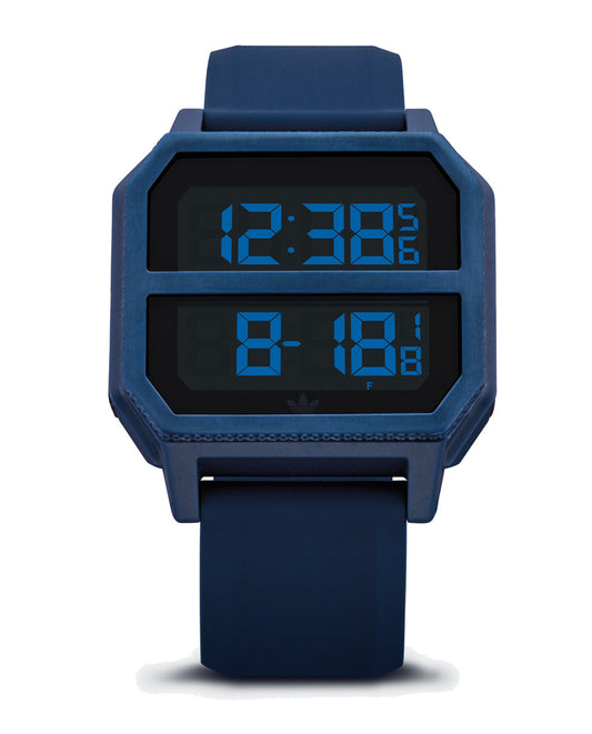 Adidas Z16605-00 watch for man with a black dial and silicone strap.