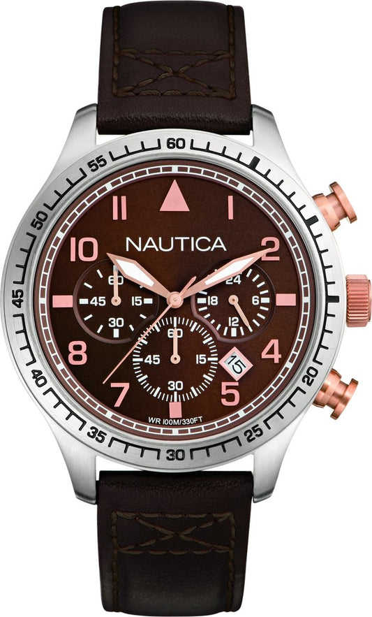 Nautica A17655G Men Watch 46mm 10 ATM