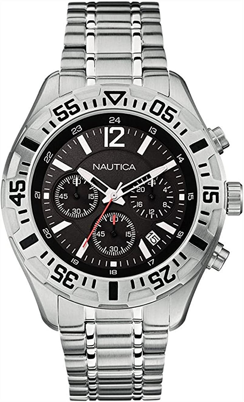 Nautica A19628G Men Watch 44mm 10 ATM