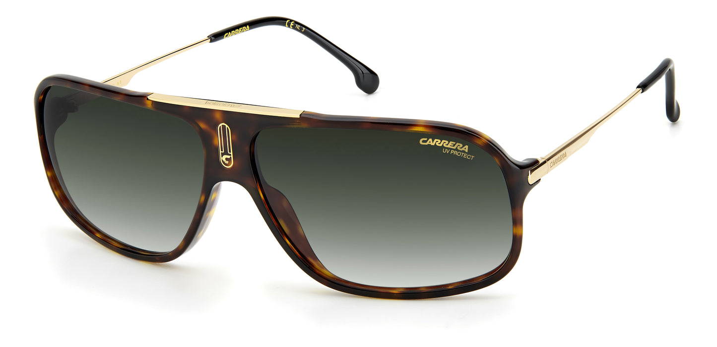 Carrera COOL65-086-9K Sunglasses Unisex 64/12/135