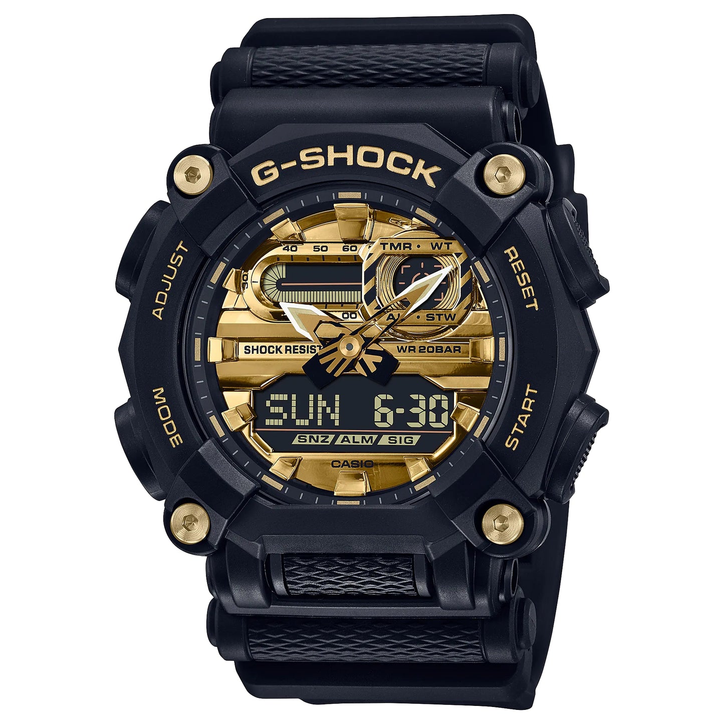 Casio GA900AG1AER Unisex Watch 52.8 mm 49.5 mm 16.9 mm 20ATM