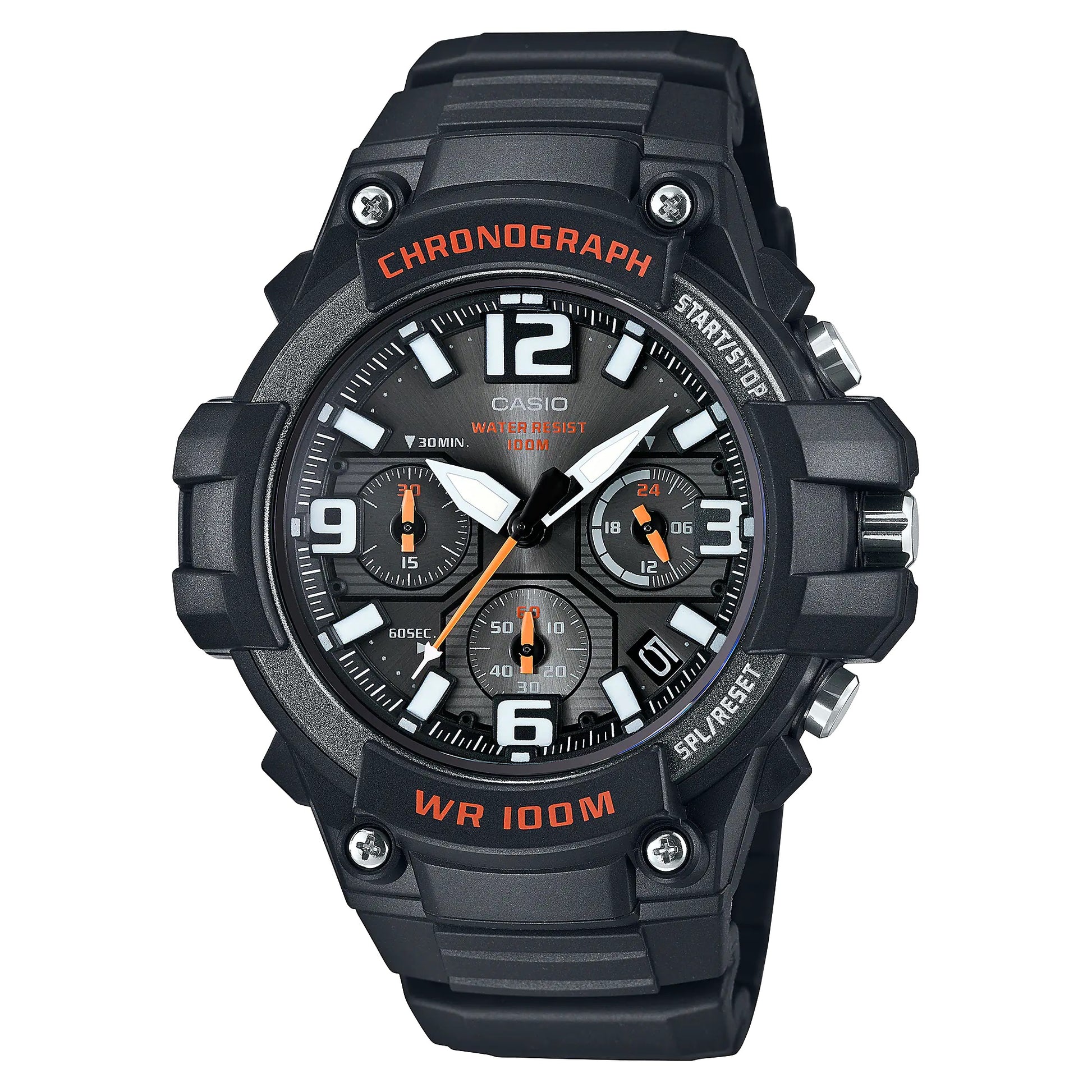 Casio MCW100H1AV Men Watch 49mm 10ATM