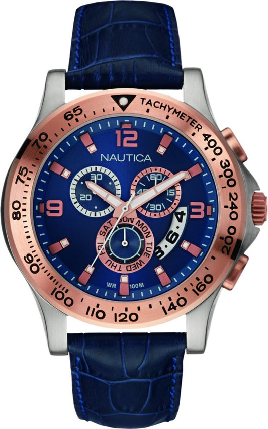 Nautica NAI19502G Men Watch 45mm 10 ATM
