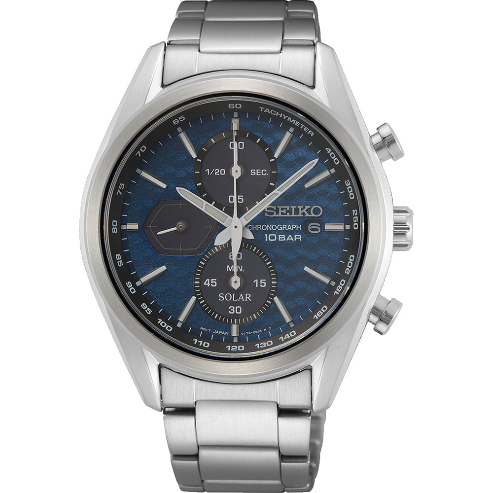 Seiko SSC801P1 Men Watch 42mm 10ATM